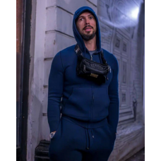 Cobra Andrew Tate Blue Hooded Tracksuit